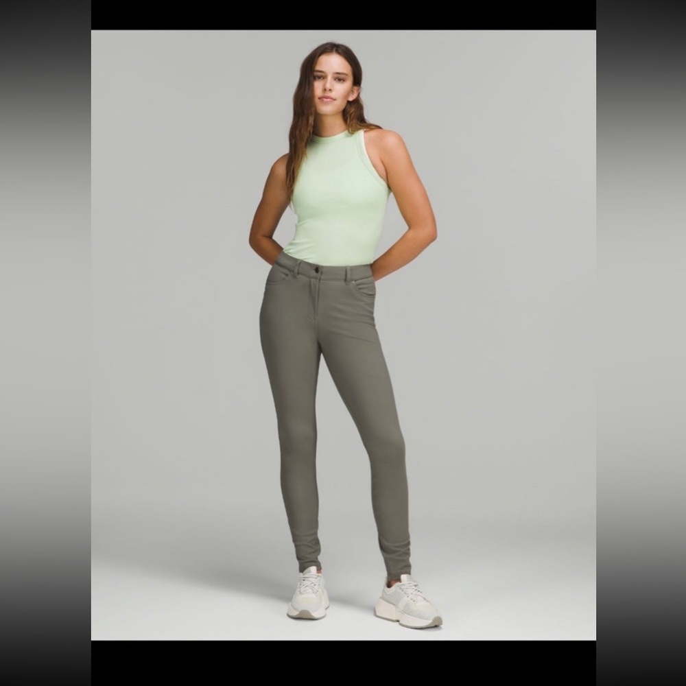 Lululemon city sleek slim-fit 5 pocket pants high-rise pant